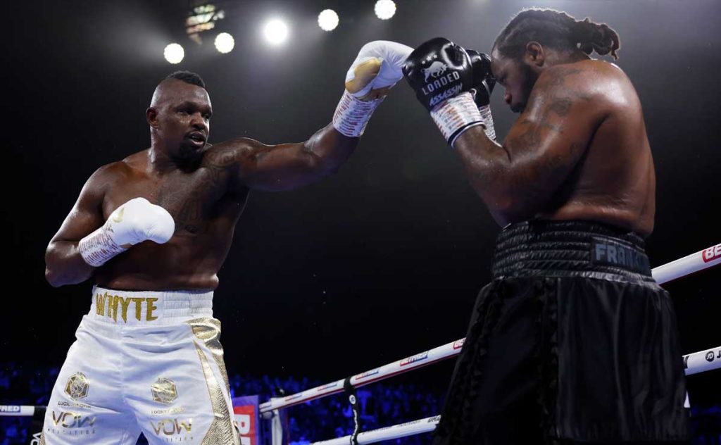 Dillian Whyte regresa con victoria contra Jermaine Franklin