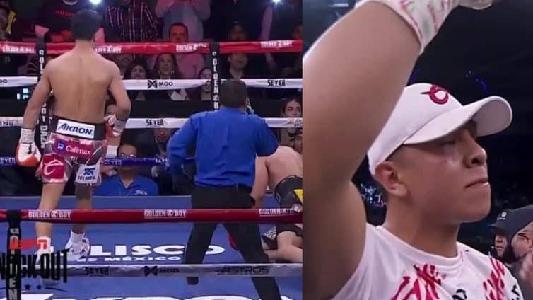 En pelea de trámite, Jaime Munguía demolió a Gastón Coria para noquearlo en el tercero
