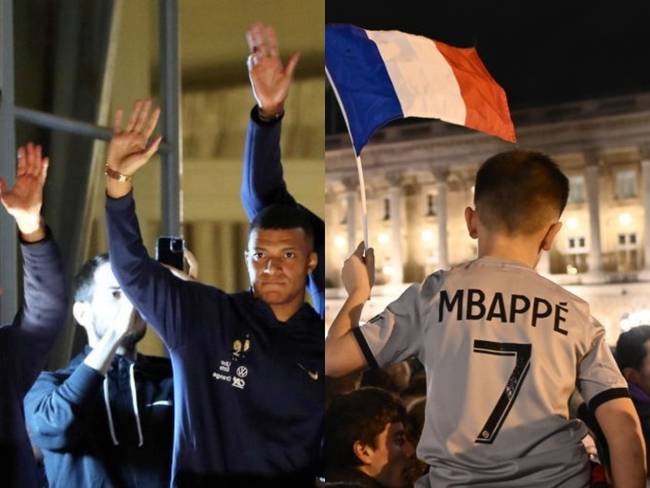 Video: así recibieron los franceses a su Selección tras perder la final del Mundial