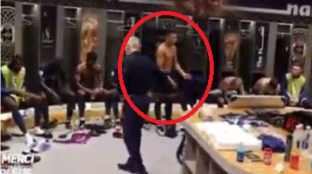 La bronca de Mbappé dentro de los vestuarios del Estadio de Qatar