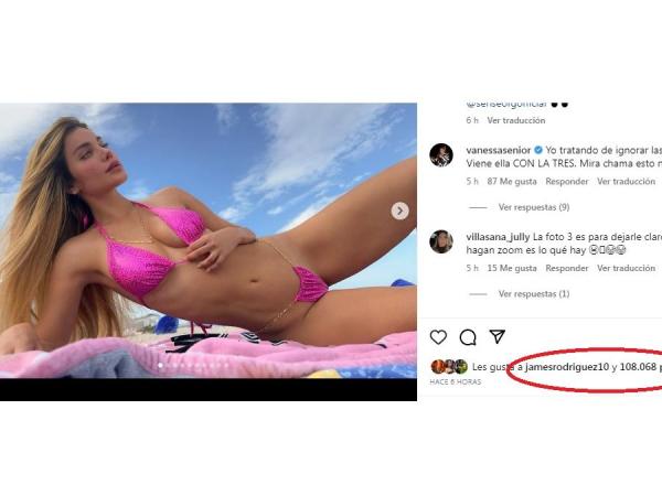 James Rodríguez no esconde su gusto por Aleska Génesis: ¡Me gusta! 
