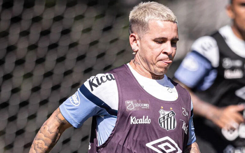 Soteldo regresó a los entrenamientos con el Santos