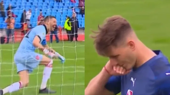 Increíble: futbolista falla estrepitosamente penal y arquero se burla