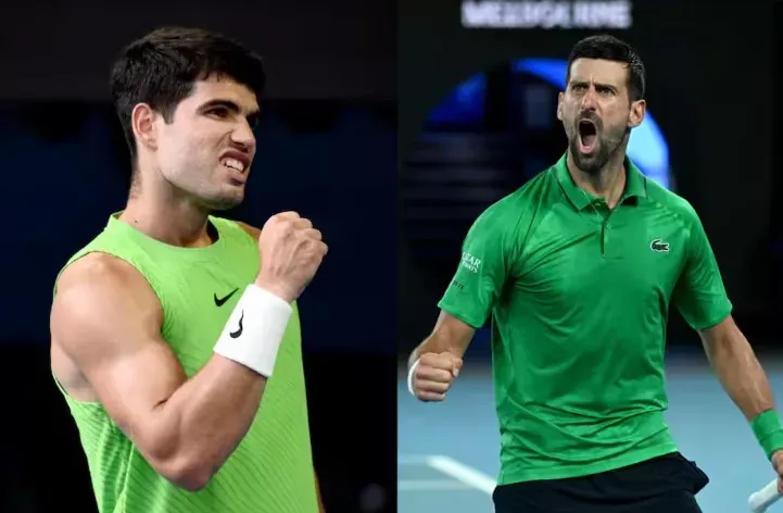 El serbio demostró su vigencia con categoría y, en cinco sets, derrotó a Jannik Sinner en las semifinales del primer Grand Slam del año.