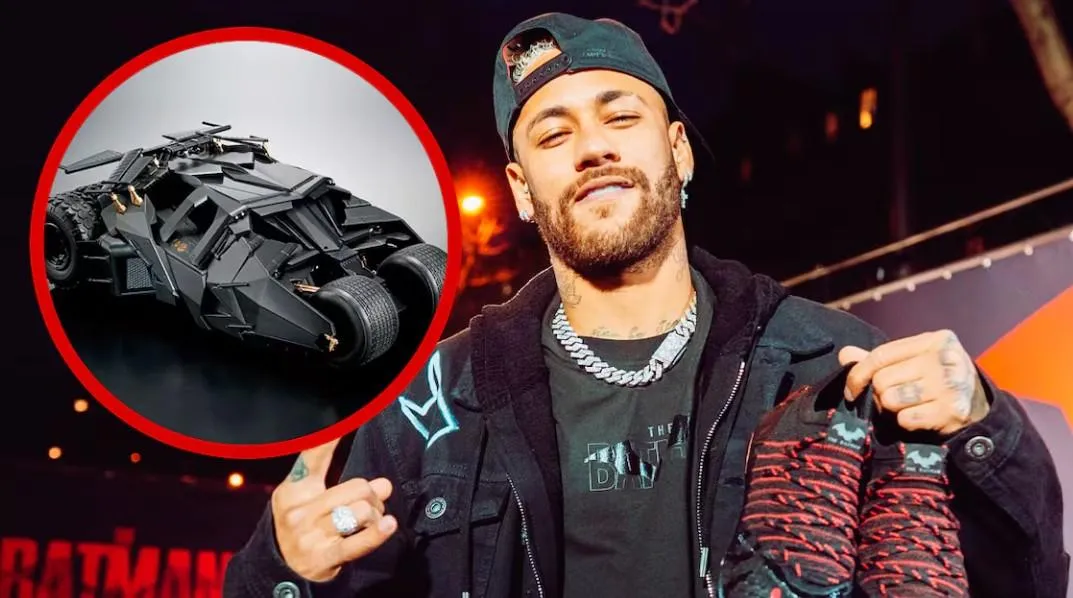 Neymar se compra el Batmóvil de ‘El Caballero Oscuro’ por 1,3 millones de euros pero no lo puede conducir